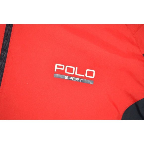 POLO SPORT PERFORMANCE‎ Vintage Men's Hooded Windbreaker SIZE XL Red - Picture 6 of 7